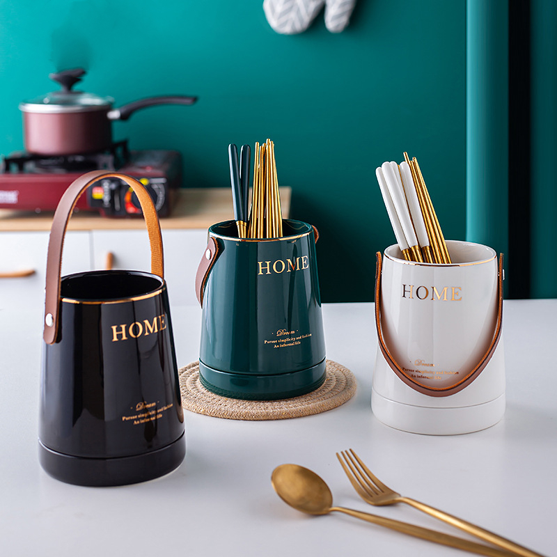 Kitchen Gadgets In Japan - Akcesoria Pojemnik na przybory Uchwyt Ceramiczny