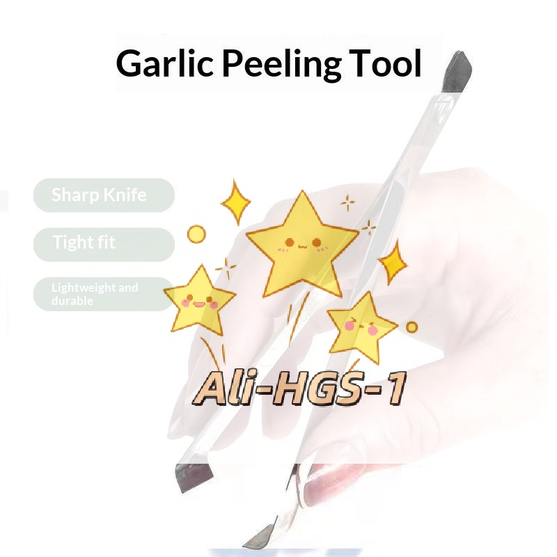 Kitchen Gadgets Save Time - Obierak do czosnku ze stali nierdzewnej,