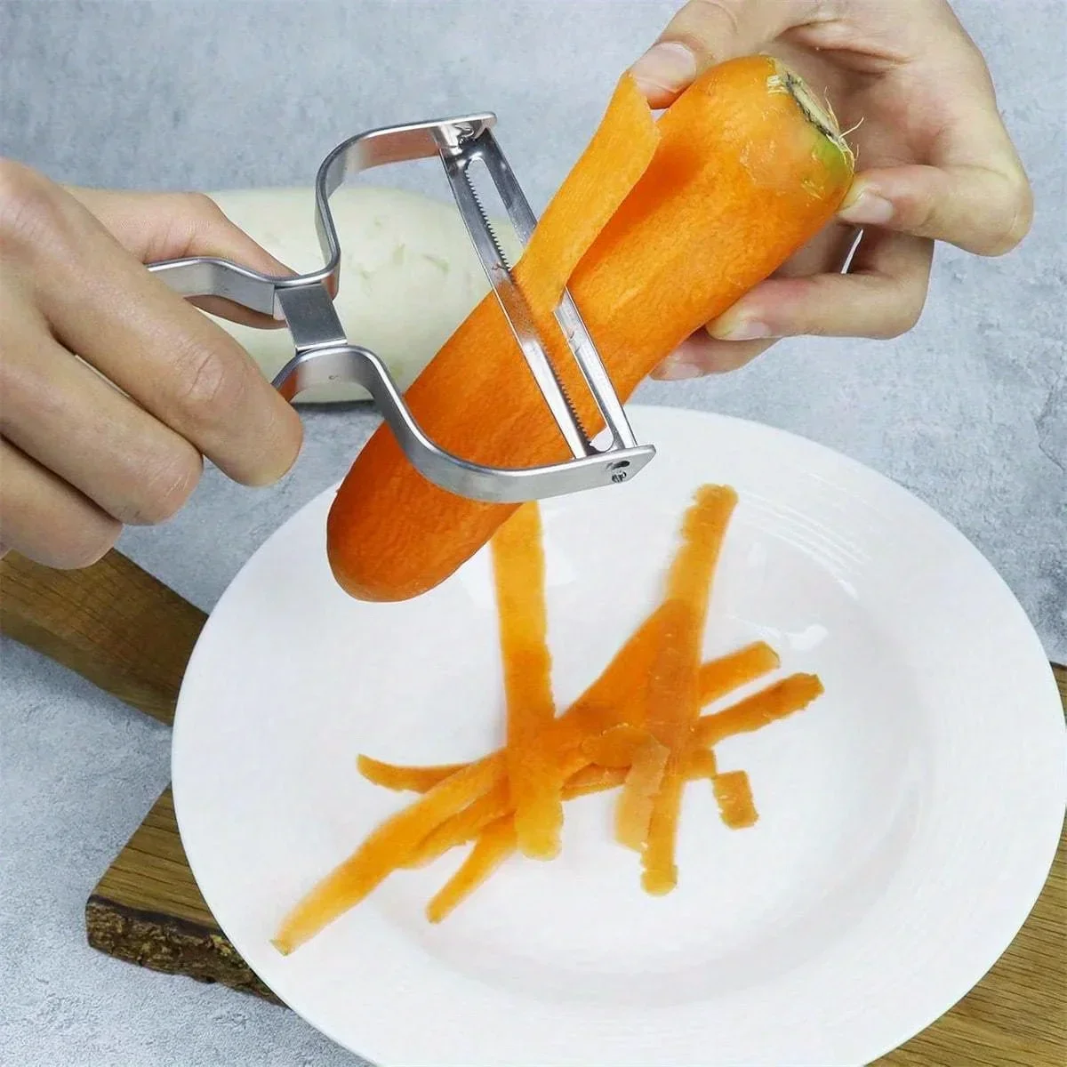 Kitchen Gadgets Peeler - 1 szt. Obieraczka ze stali nierdzewnej