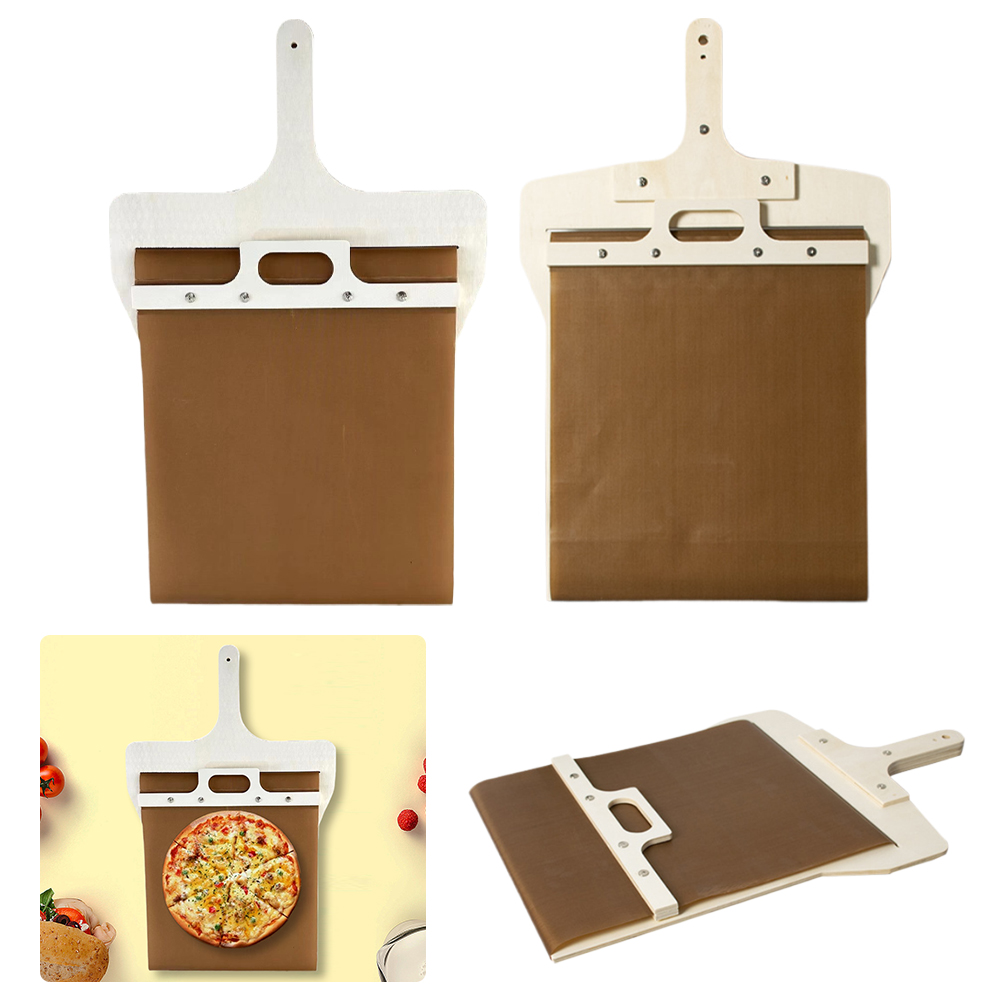 Kitchen Gadgets Under 100 - Przesuwna łopatka do pizzy Wielofunkcyjna drewniana