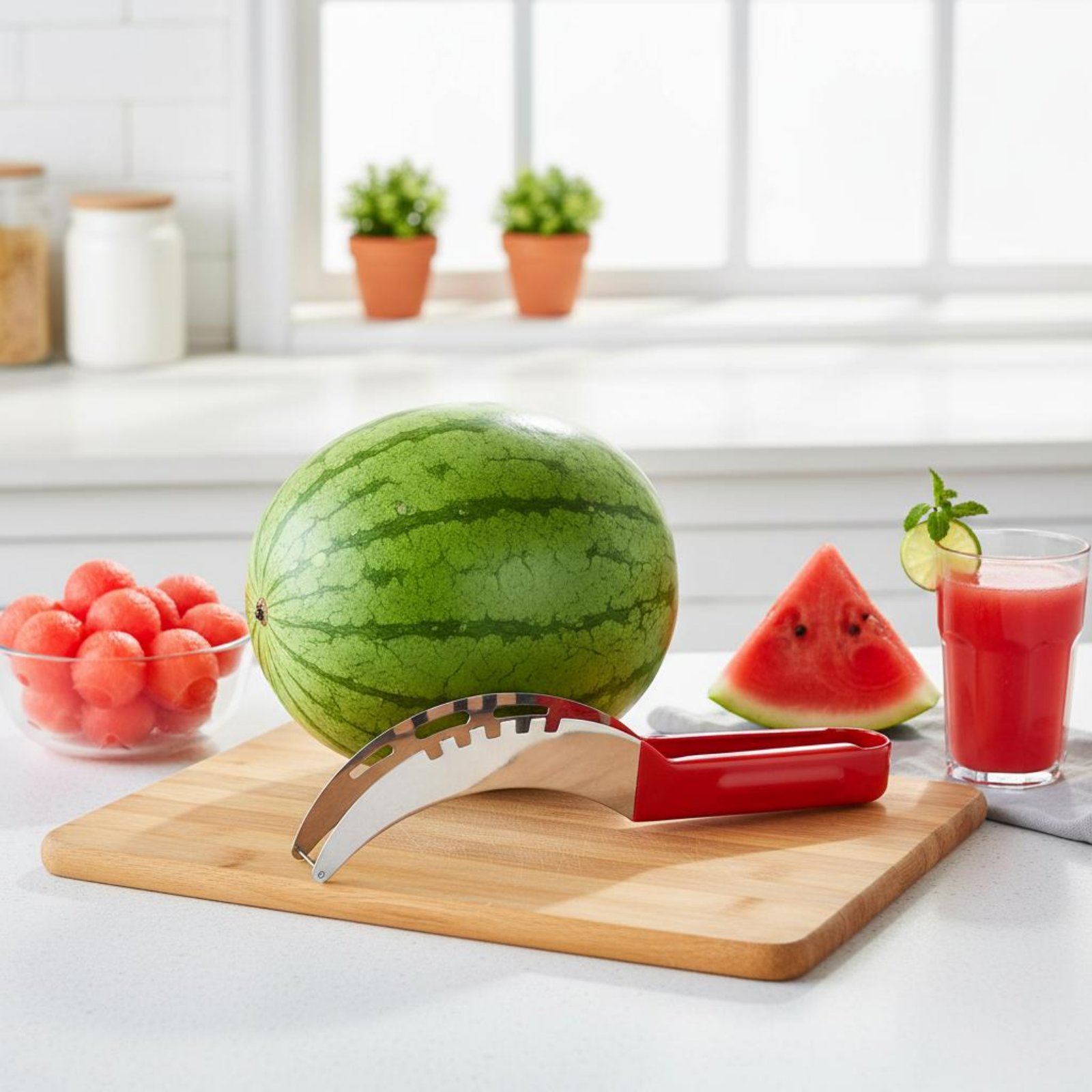 Vegetable Kitchen Gadgets - Krajalnica do arbuza w kostkę, wykonana