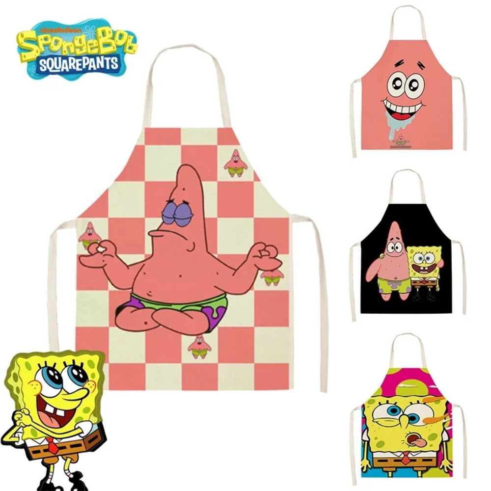 Kitchen Gadgets And Equipment - Fartuchy kuchenne SpongeBob Patrick dla dorosłych,