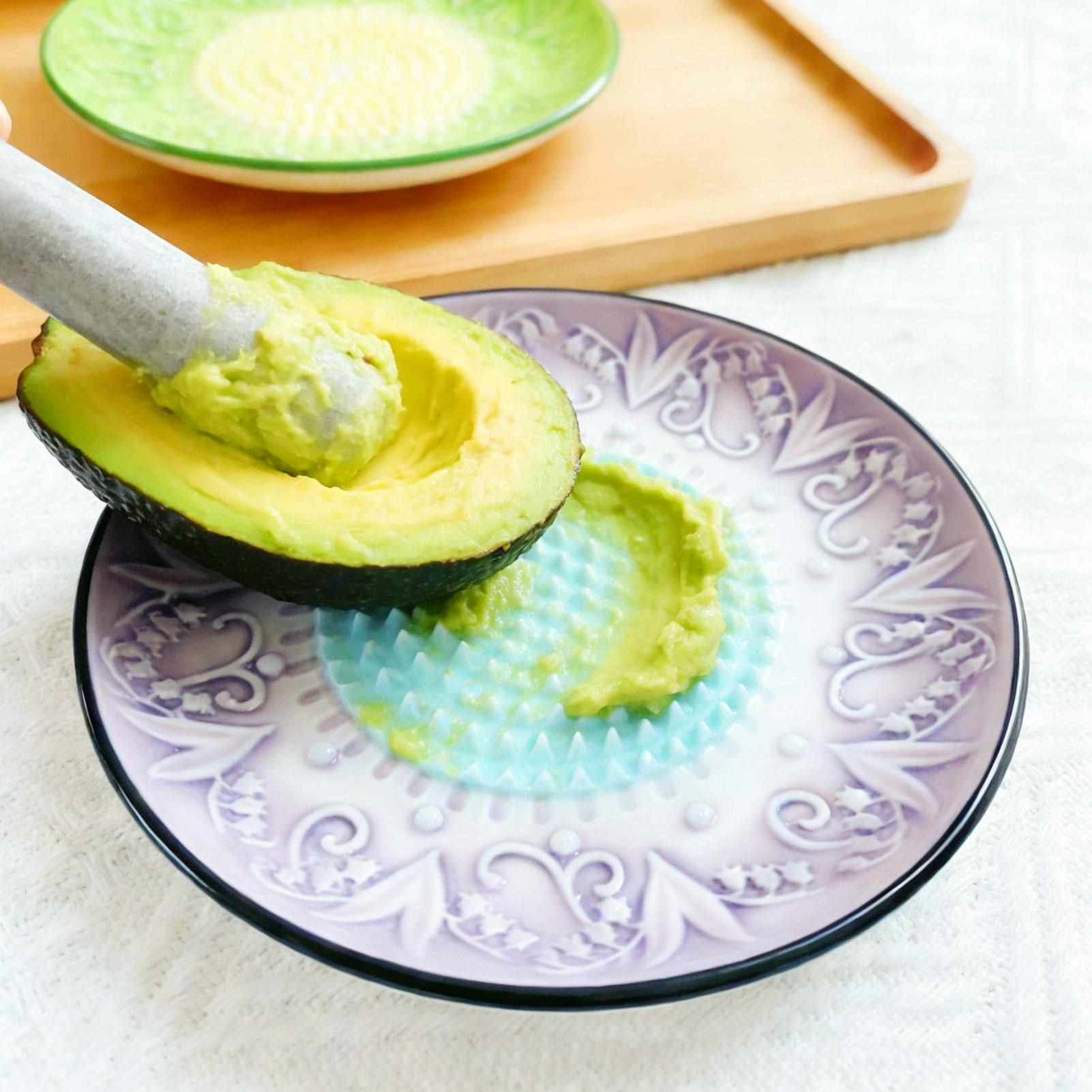 Kitchen Gadgets For Small Kitchens - Ceramiczna tarka do czosnku, ręczna, mała,