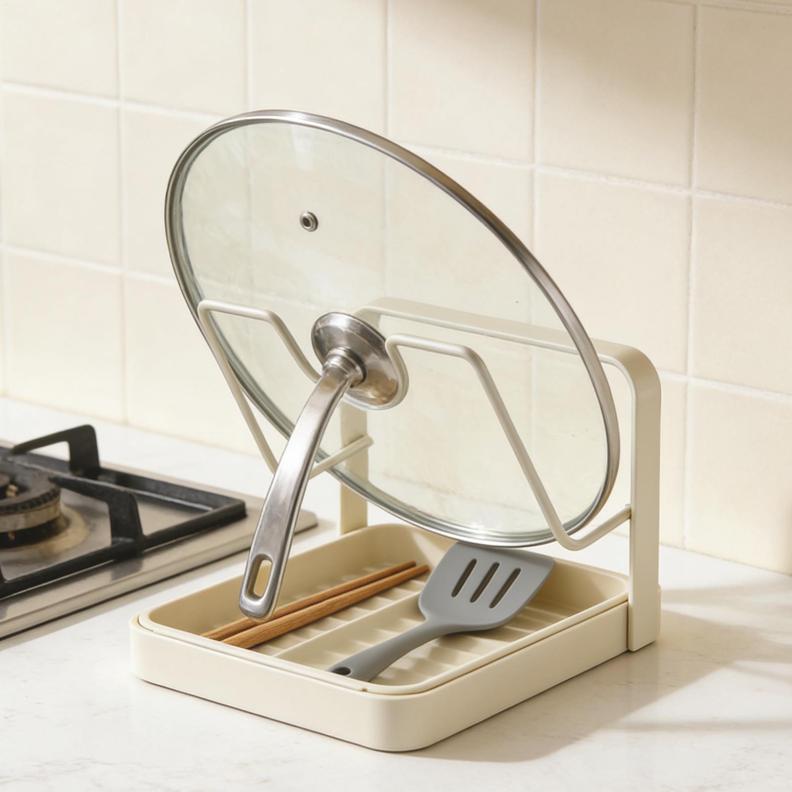 Kitchen Gadgets Under 100 - Organizer na pokrywki do garnków antypoślizgowy