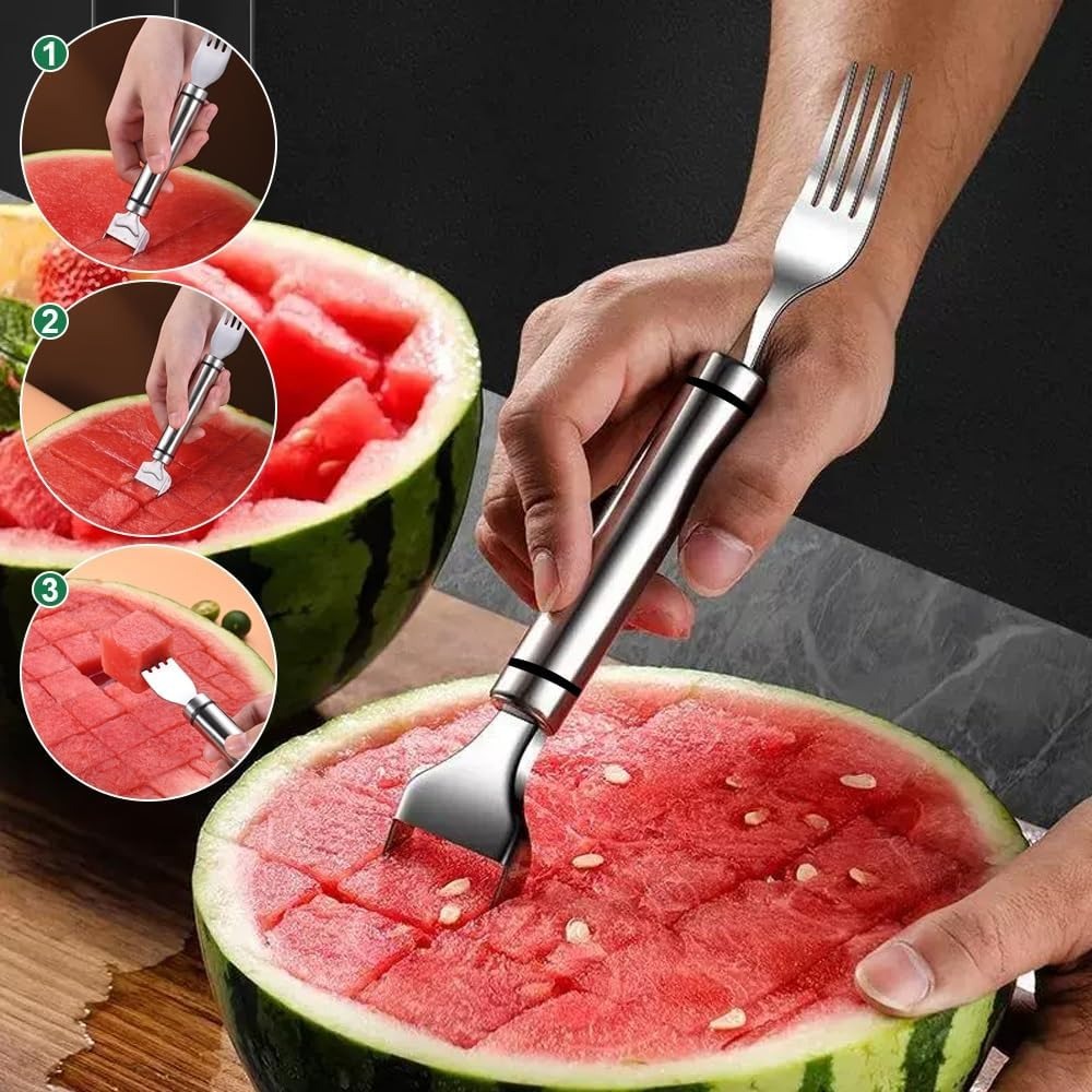 Kitchen Gadgets Cutting Tools - Narzędzie 2w1 ze stali nierdzewnej do