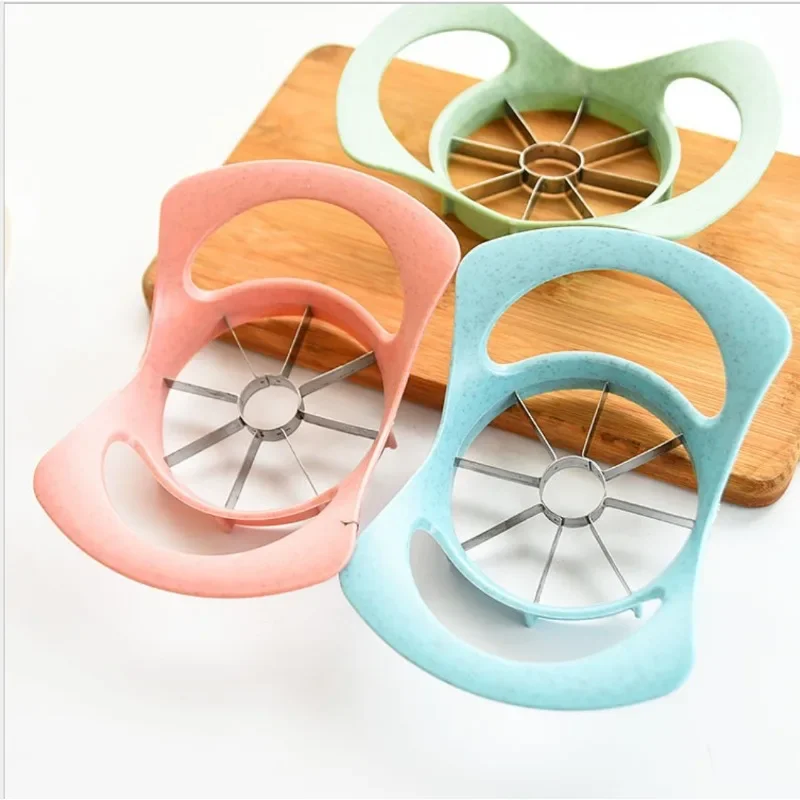 Apple Corer Slicer - Wielofunkcyjna słoma pszenna ze stali nierdzewnej