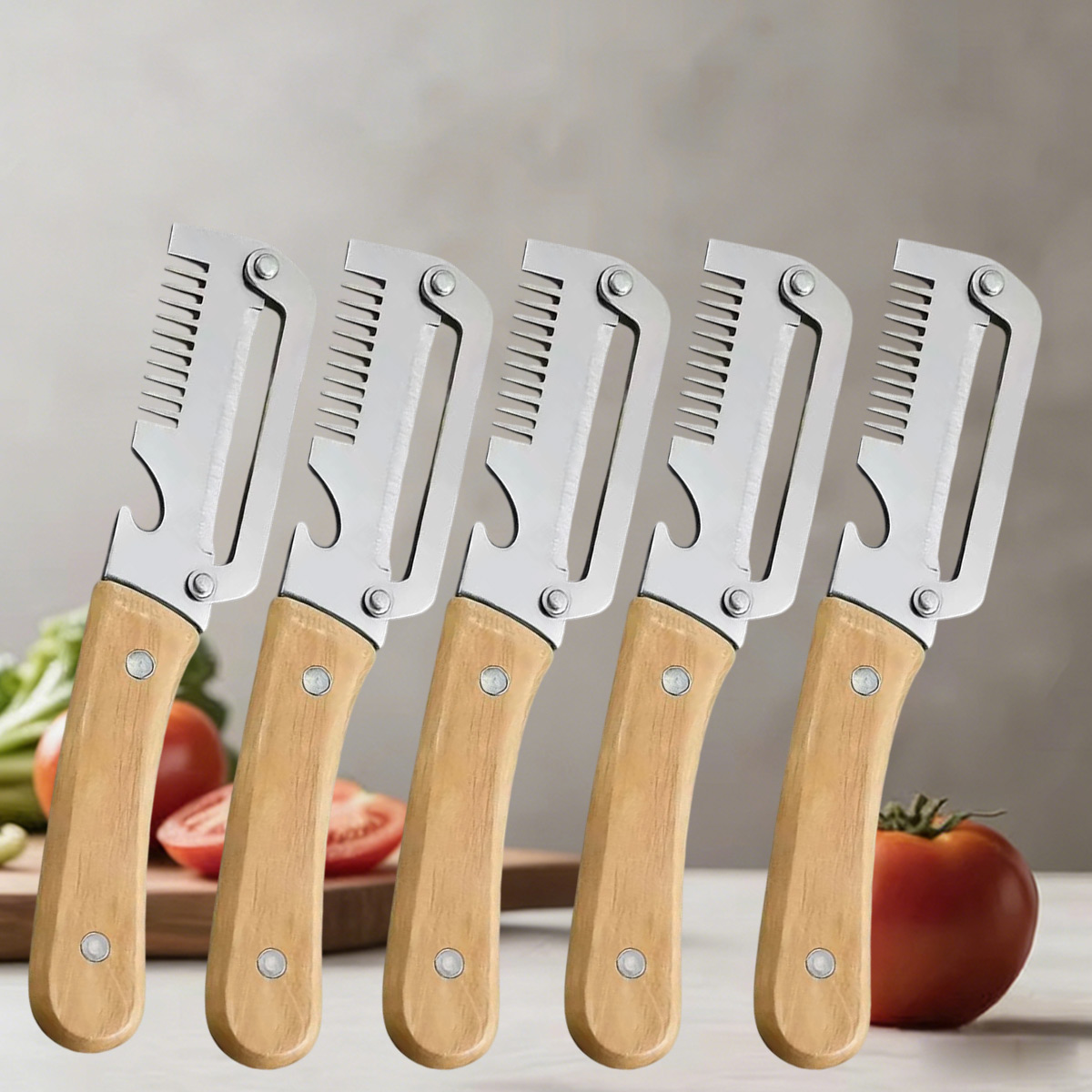 Apple Corer Slicer - 6 szt. Obierak do owoców i