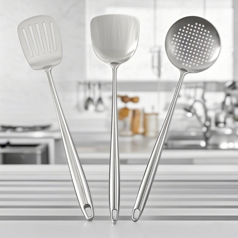Kitchen Gadgets Under 100 - Szpatułka do woka ze stali nierdzewnej,