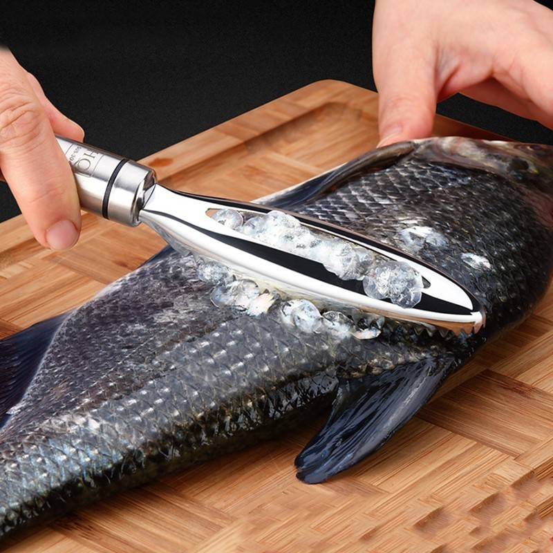 Kitchen Gadgets Must Have - Stal rybie łuski skrobanie tarki szybkie