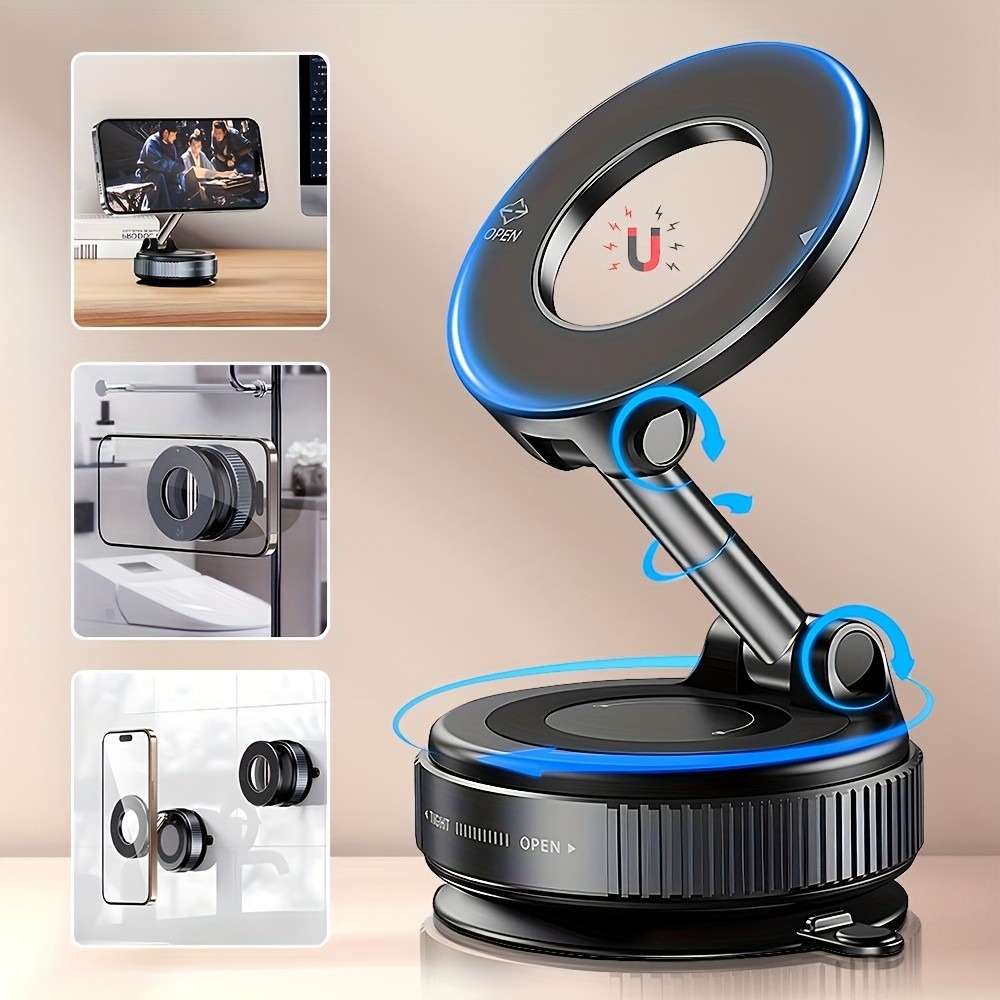 Kitchen Gadgets Videos - Magnetyczny uchwyt na telefon z przyssawką,
