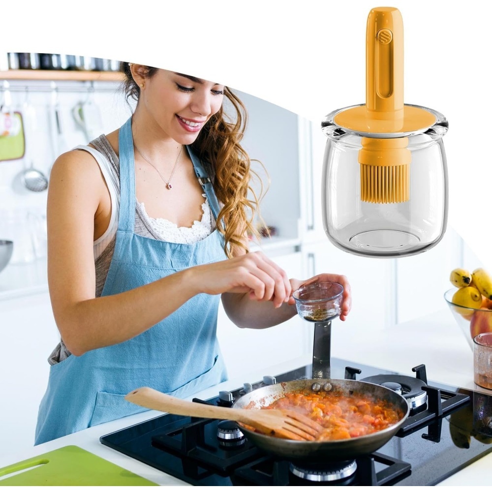 Dozownik oleju kuchennego, lek – Kitchen Gadgets Dispenser Brush Holder recenzja i cena
