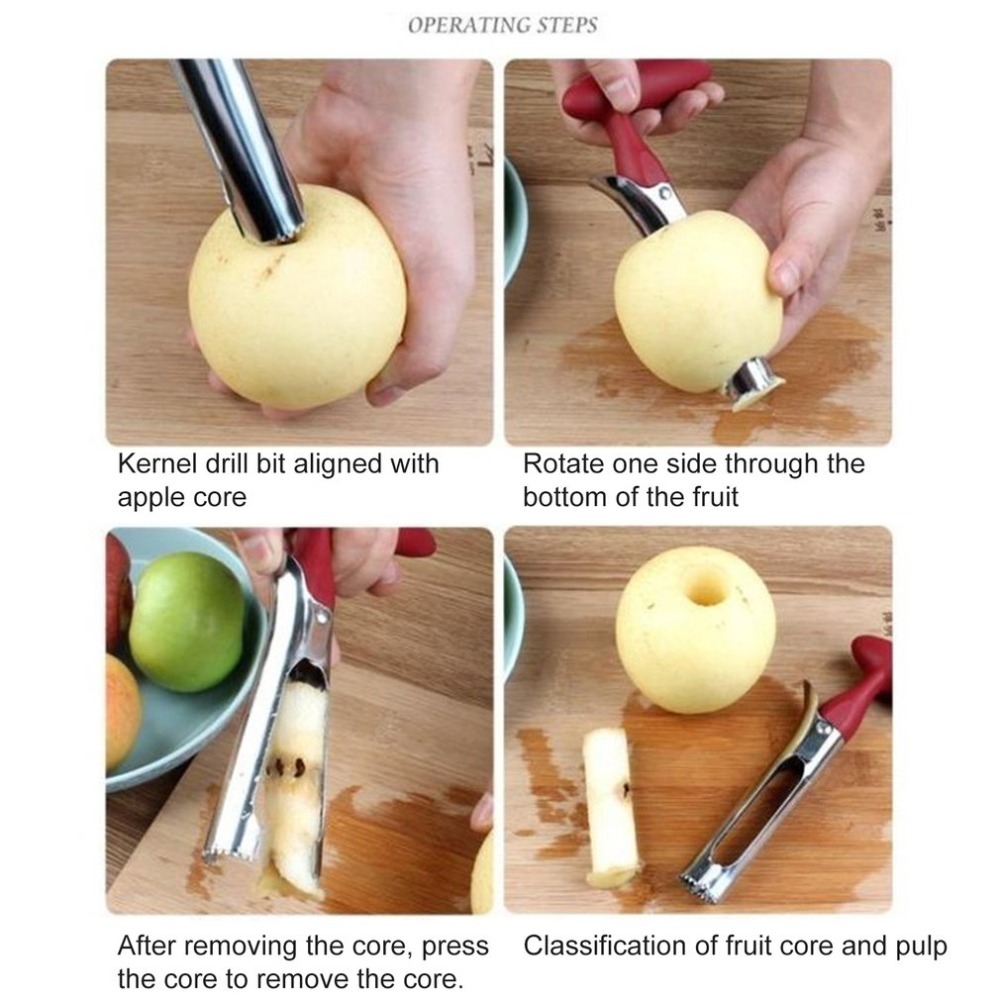 Wykrawacz do jader jabłek ze s – Apple Corer Slicer recenzja i cena