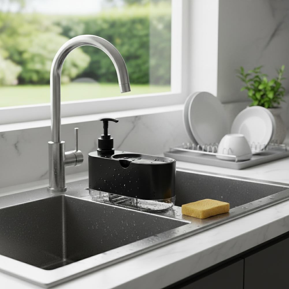 Automatyczny dozownik do płynu – Kitchen Gadgets Dispenser Brush Holder recenzja i cena