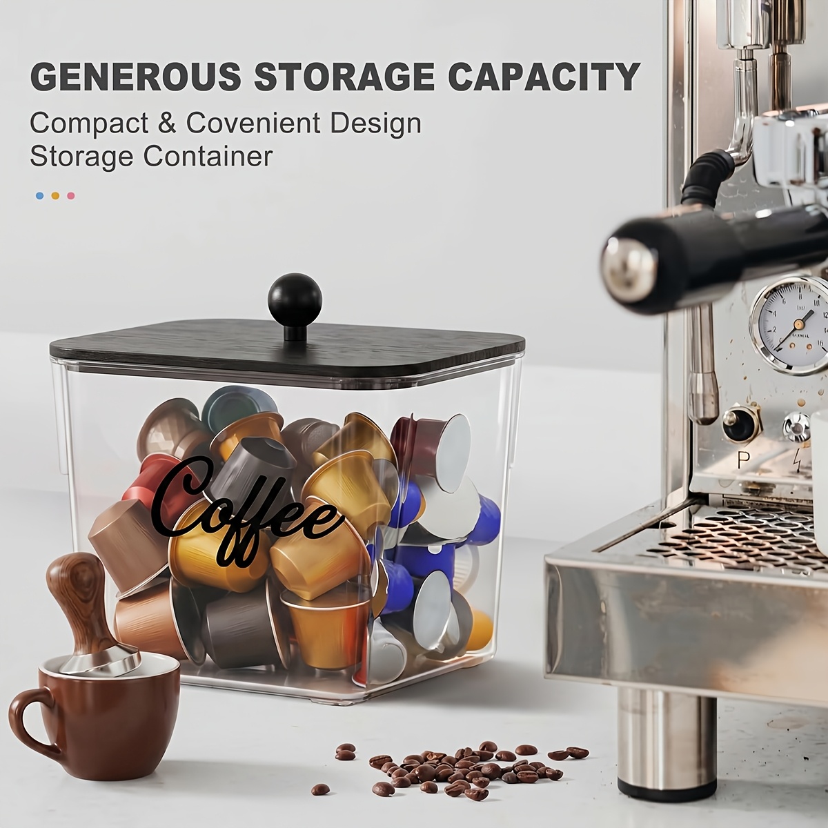 Pojemnik na kapsułki z pokrywk – Kitchen Gadgets Organizer recenzja i cena