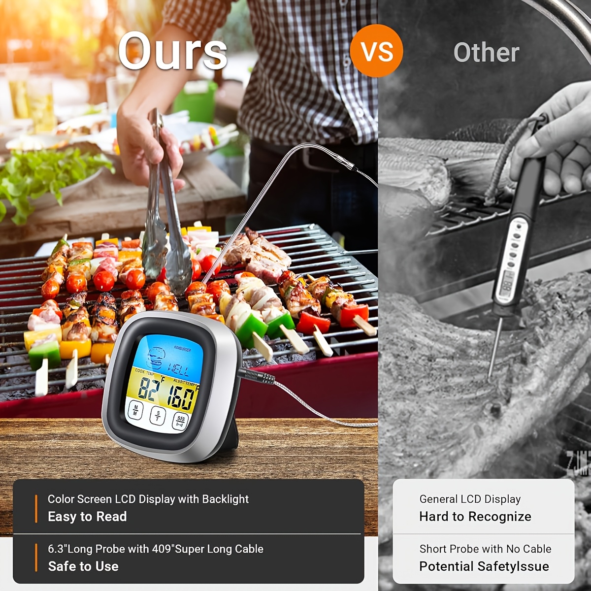 Cyfrowy termometr do mięsa, ti – Kitchen Timer Digital recenzja i cena