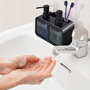 Zestaw dozowników do mydła do  – Kitchen Gadgets Dispenser Brush Holder recenzja i cena