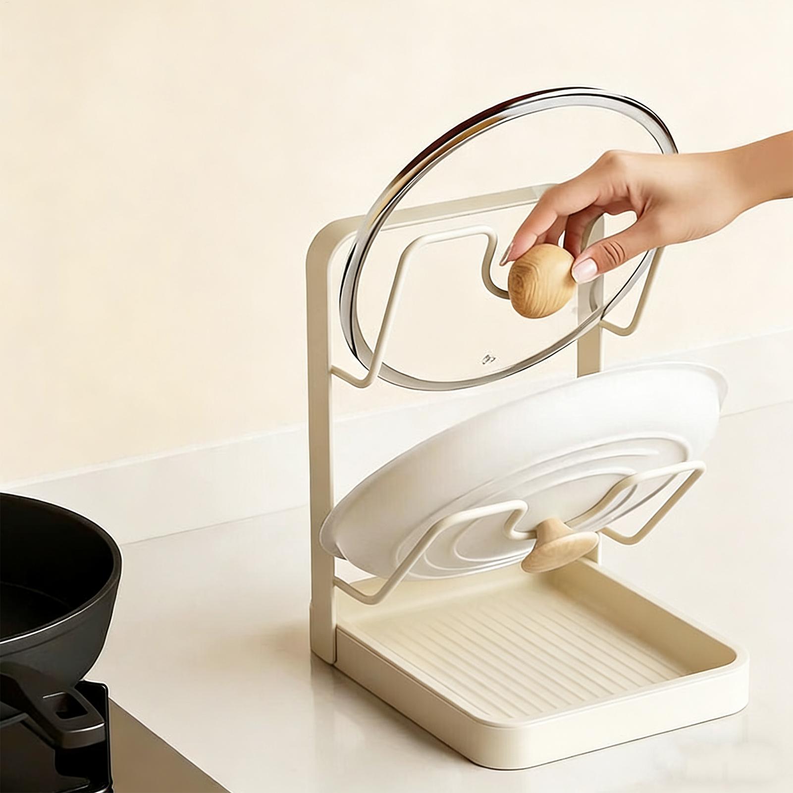 Organizer na pokrywki do garnk – Kitchen Gadgets Under 100 recenzja i cena