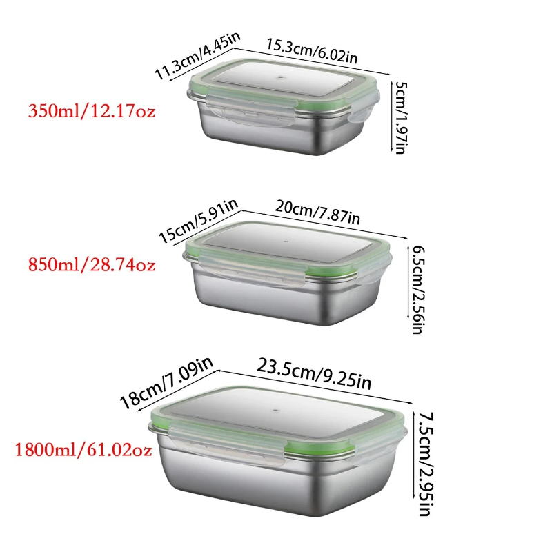 Zestaw pojemników na lunch ze  – Kitchen Gadgets Organizer recenzja i cena