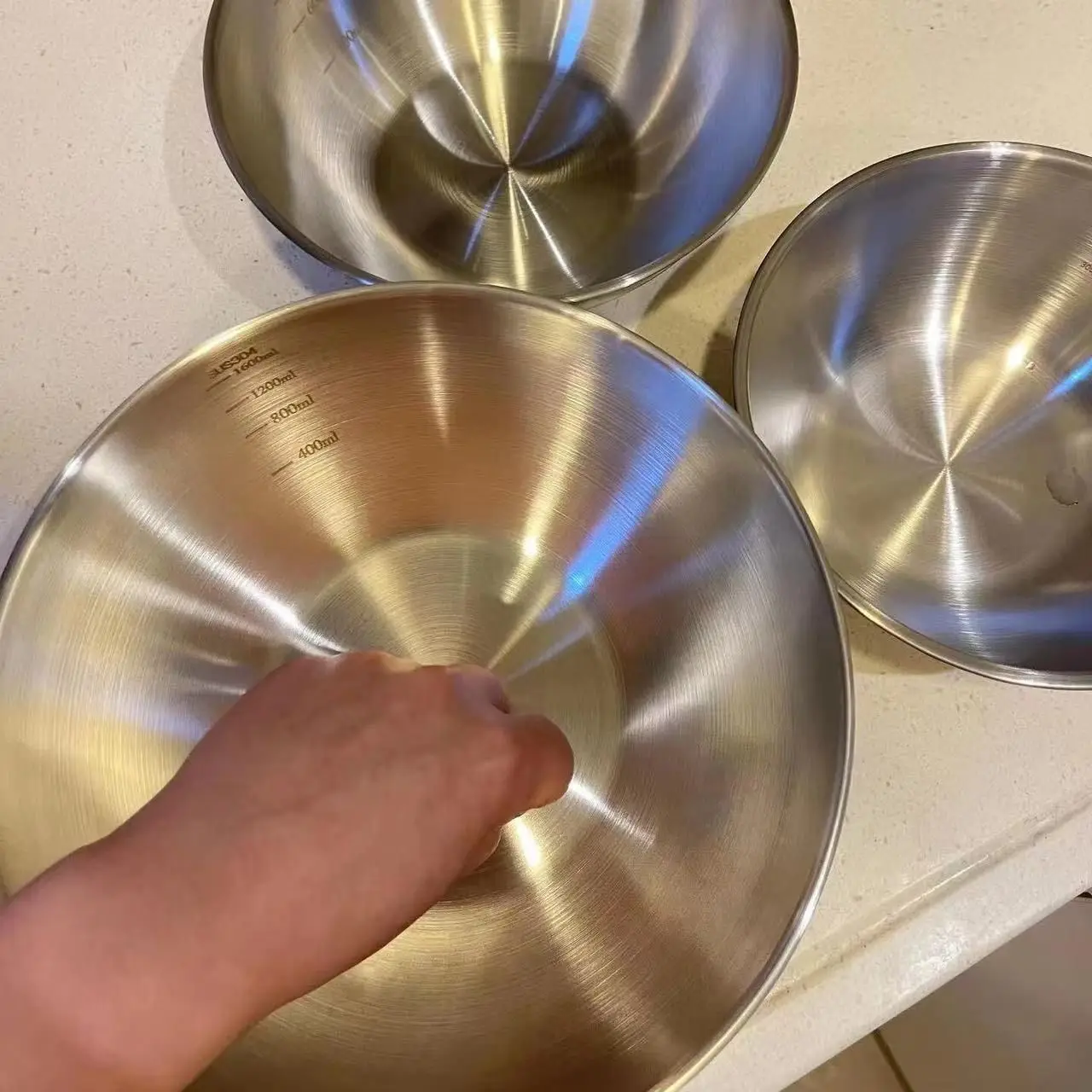 Zestaw 1-3 misek ze stali nier – Kitchen Gadgets Organizer recenzja i cena