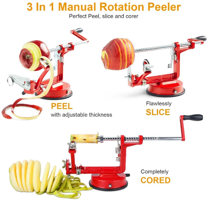 Obieraczka do jabłek 3 w 1 z r – Apple Corer Slicer recenzja i cena