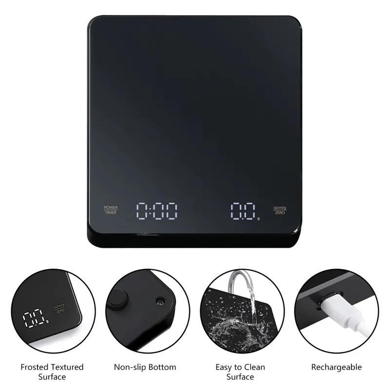 Cyfrowa waga do kawy z timerem – Kitchen Timer Digital recenzja i cena