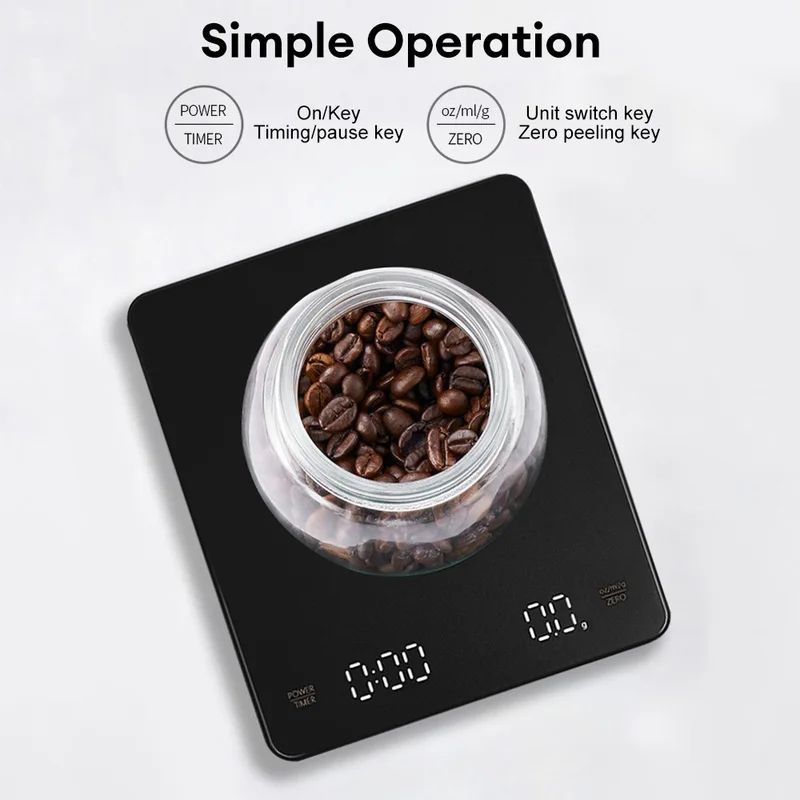 Cyfrowa waga do kawy z timerem – Kitchen Timer Digital recenzja i cena