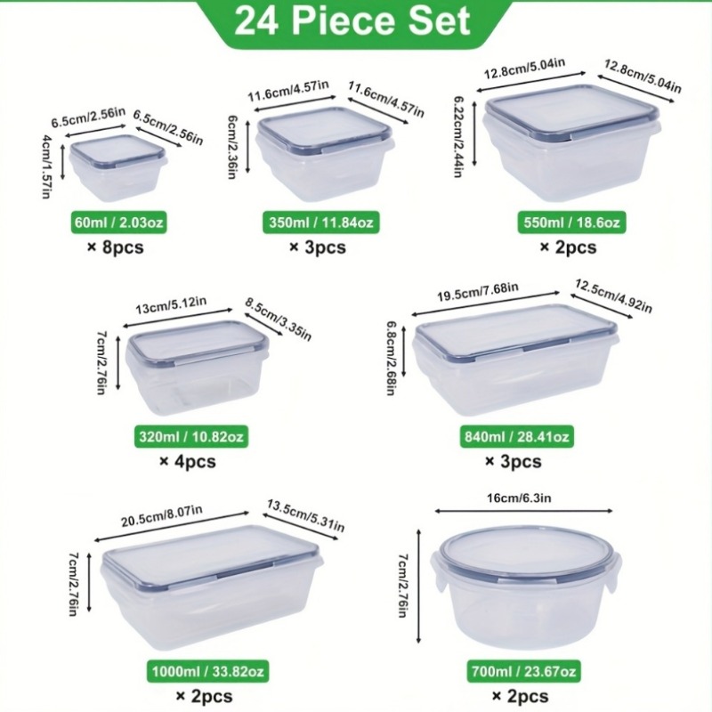 48-częściowy zestaw pojemników – Kitchen Gadgets Organizer recenzja i cena