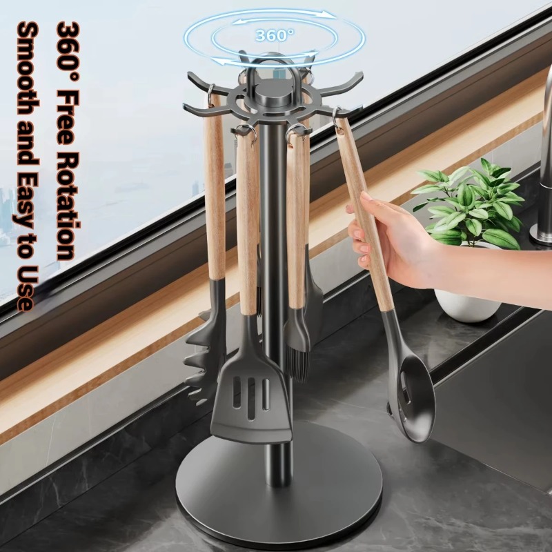 360 °   Obrotowy stojak na szp – Kitchen Gadgets Under 100 recenzja i cena