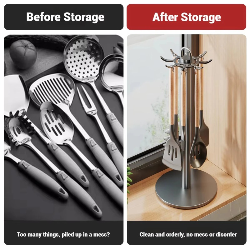 360 °   Obrotowy stojak na szp – Kitchen Gadgets Under 100 recenzja i cena